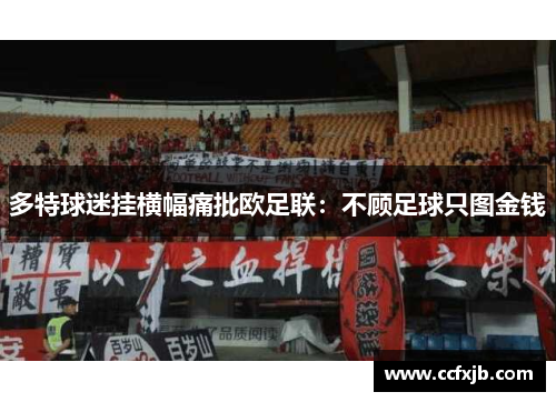 多特球迷挂横幅痛批欧足联：不顾足球只图金钱